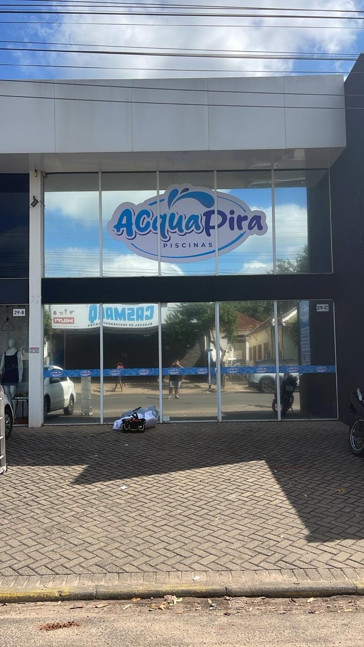 Fachada da Loja Acquapira Piscinas